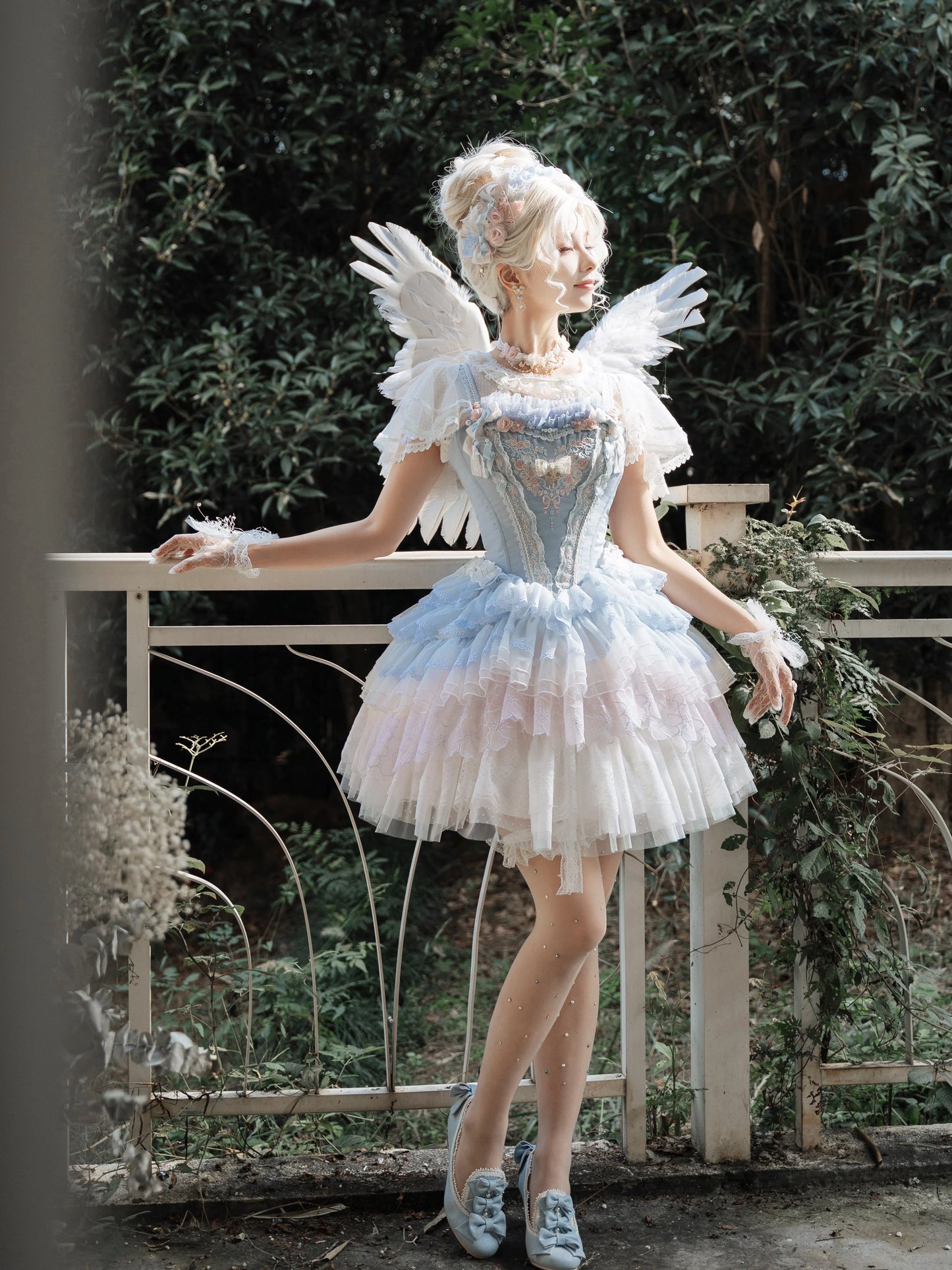 (BFM)Garden Cat~Dreamy Dance Gorgeous Lolita JSK and SK