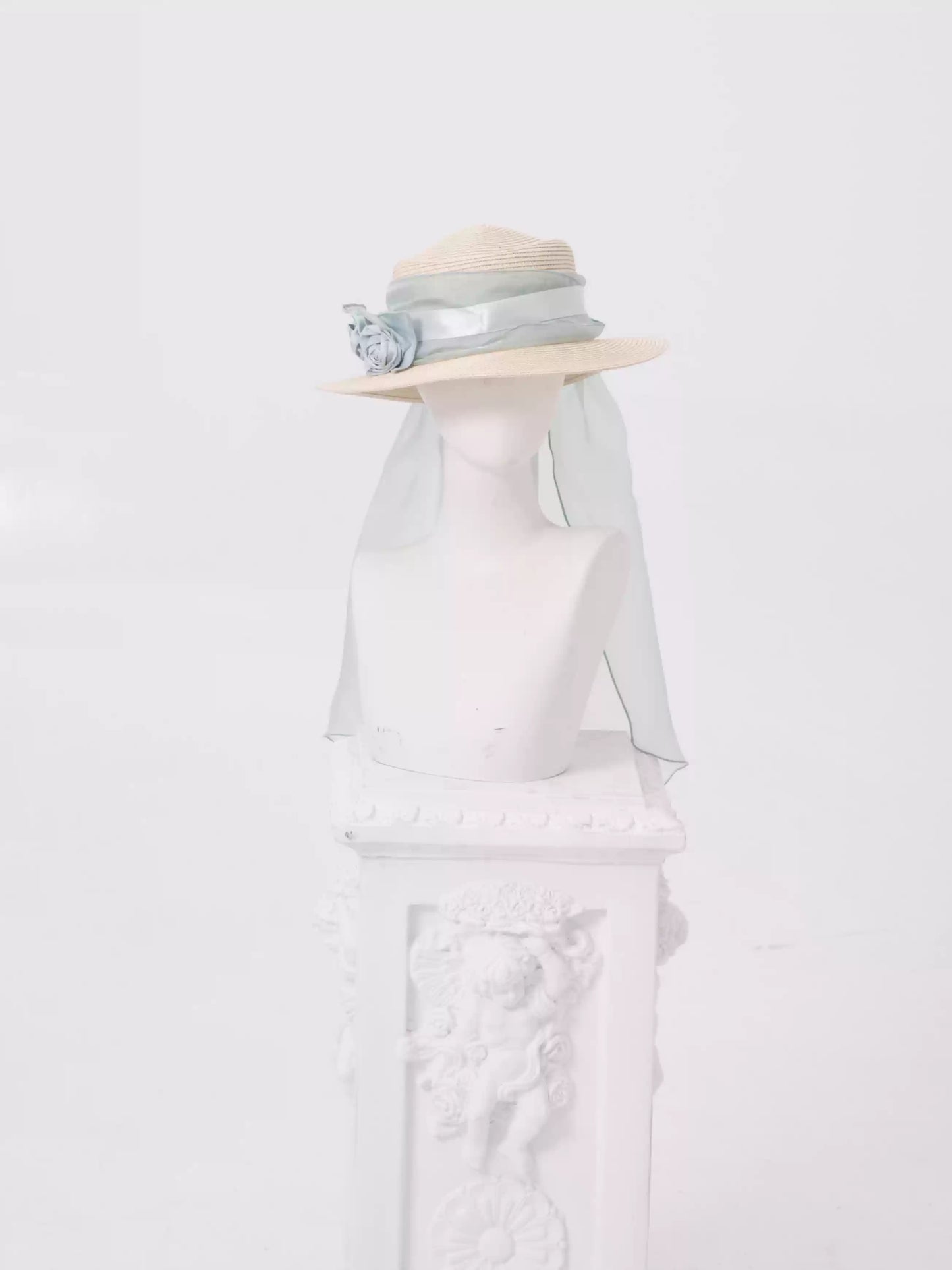 ZJstory~Sonnet Summer~Sweet Lolita Accessory Set Bow KC Hairband Waist Tie