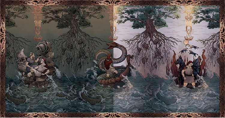 (BFM)FunCcino~Ragnarok~Nordic Style Loki Lolita JSK SK Dress