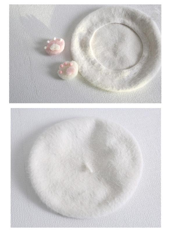 Xiaogui~J-Fashion Sweet Lolita Cat's Claws Kawaii Beret Hat