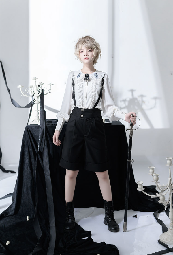 CastleToo~Corroding the Heart~Kodona Fashion Brolita Ouji Prince Shirt Suspenders