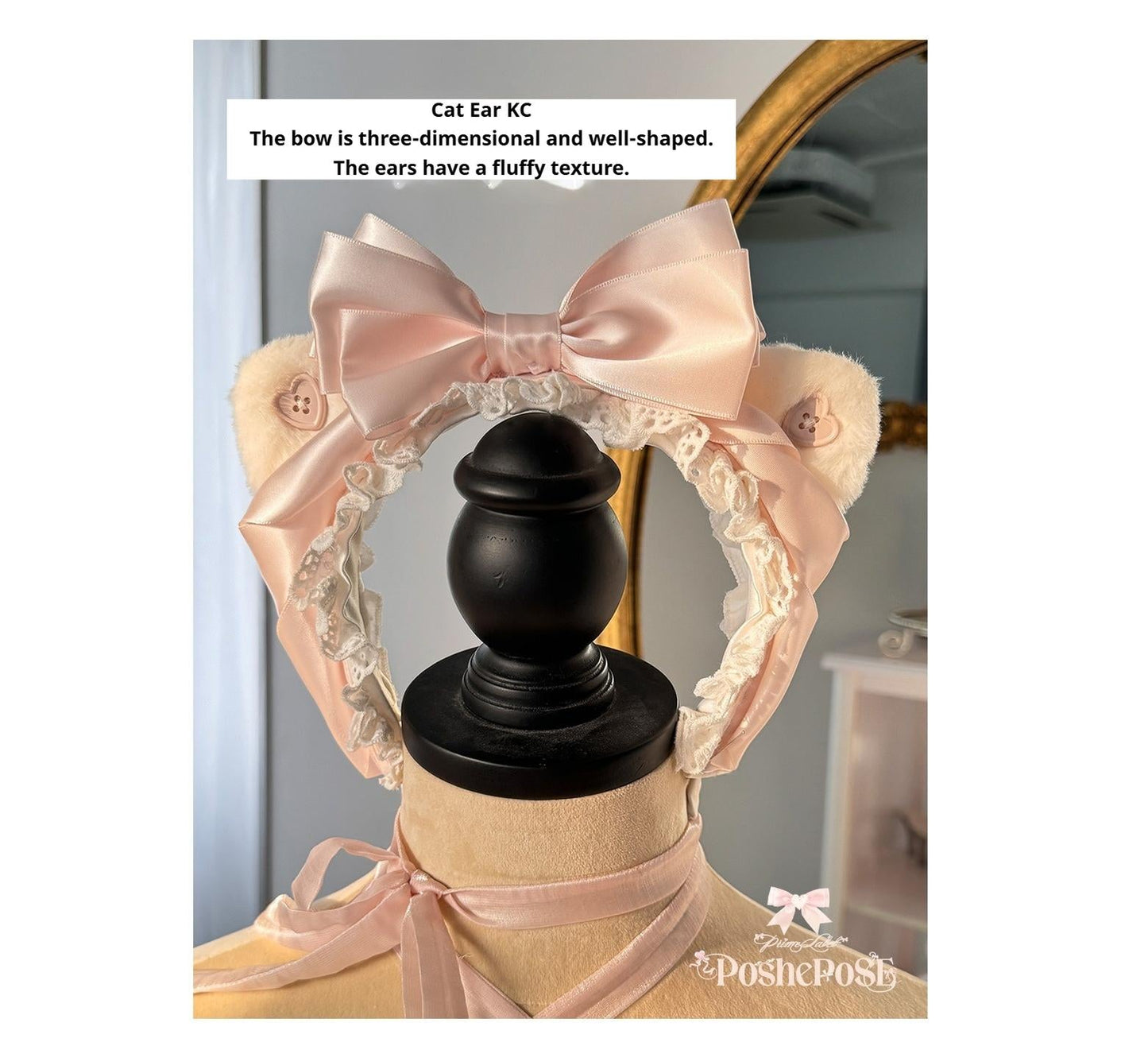 POSHEPOSE~Jewel Box · Button Cat Dream~Gorgeous Princess Lolita Dress Set with KC and Handbag