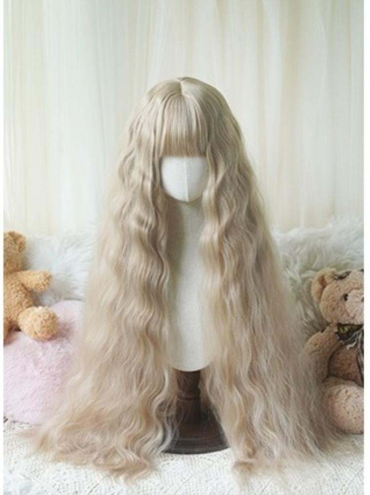 Imperial Tea~Sweet Lolita Wig 80cm Woolly Curls Wig