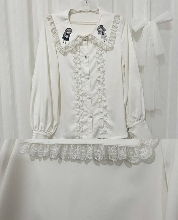 CastleToo~Corroding the Heart~Kodona Fashion Brolita Ouji Prince Shirt Suspenders
