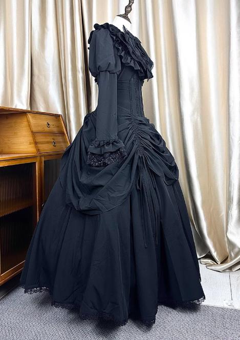 The Original Witch~Witch Returns~Gothic Lolita SK Set Fishbone Lace Corset Skirt Shirt