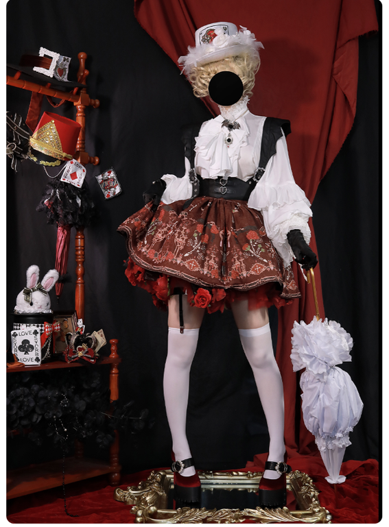(Buyforme)ZJstory~Dragon Bone Cemetery~Gothic Lolita Shirt Long Sleeve Blouse