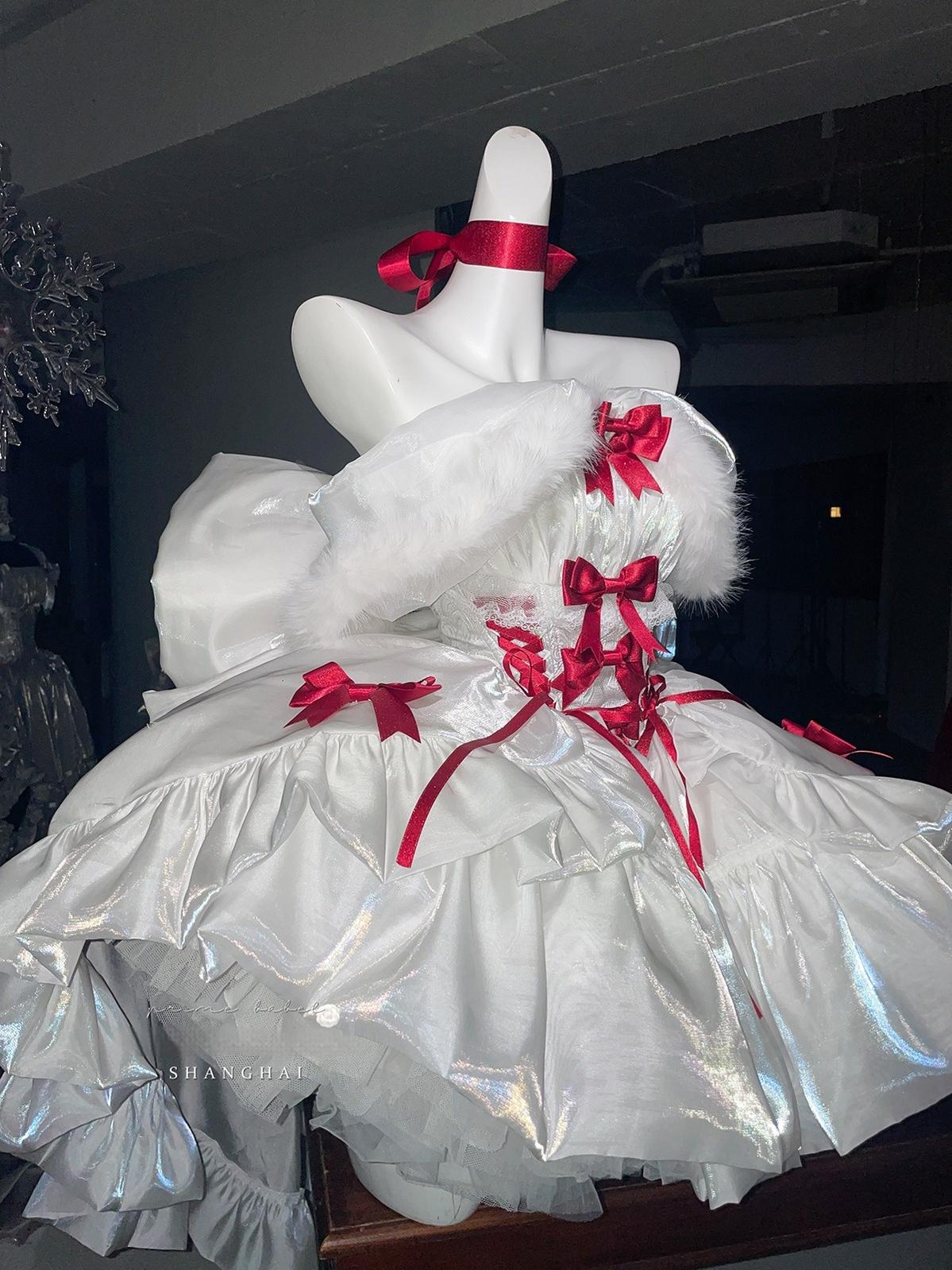 POSHEPOSE~Gorgeous Lolita Dress Outfit Christmas Jumper Dress Collection