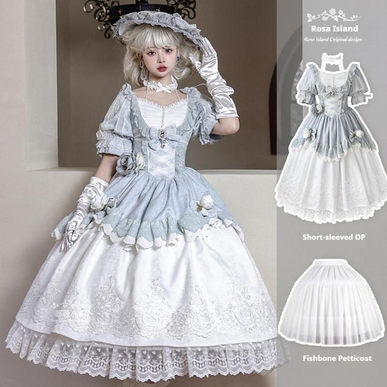 Rose Island~Fairytale Dance~Princess Lolita OP Halter Neckline Dress
