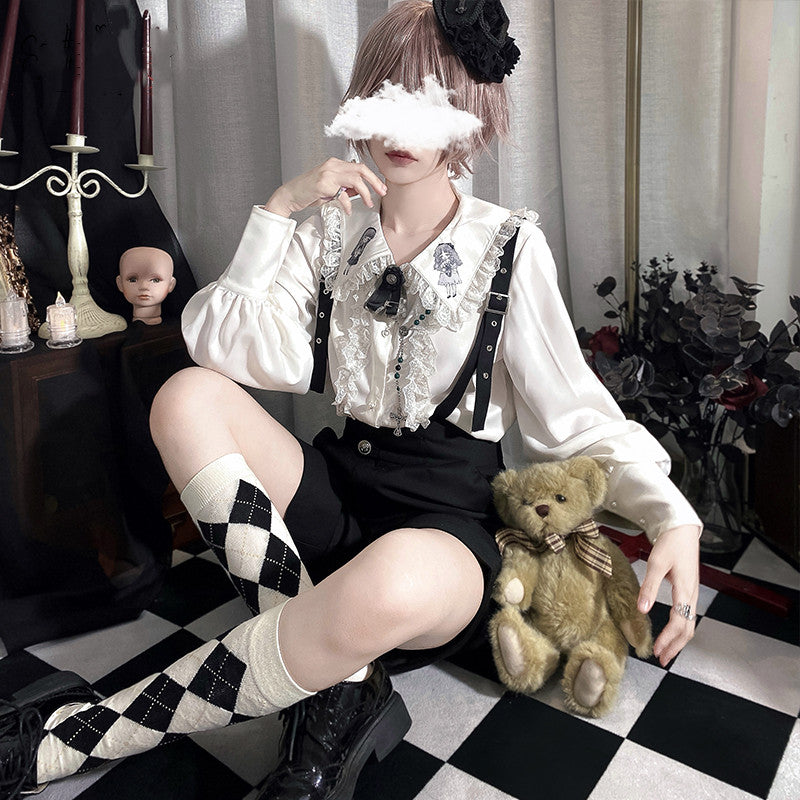 CastleToo~Corroding the Heart~Kodona Fashion Brolita Ouji Prince Shirt Suspenders