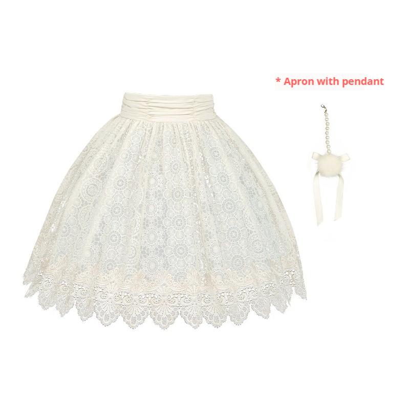 With PUJI~Twilight Choir~Twin Lolita OP Suit Loose Version Dress with Apron