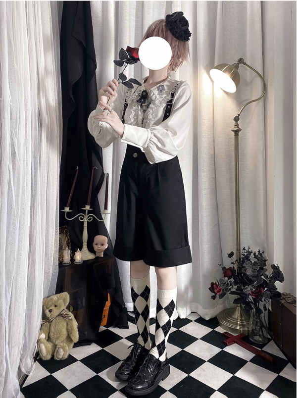 CastleToo~Corroding the Heart~Kodona Fashion Brolita Ouji Prince Shirt Suspenders