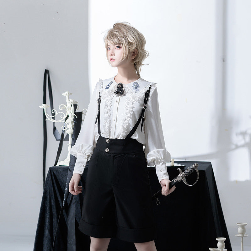 CastleToo~Corroding the Heart~Kodona Fashion Brolita Ouji Prince Shirt Suspenders