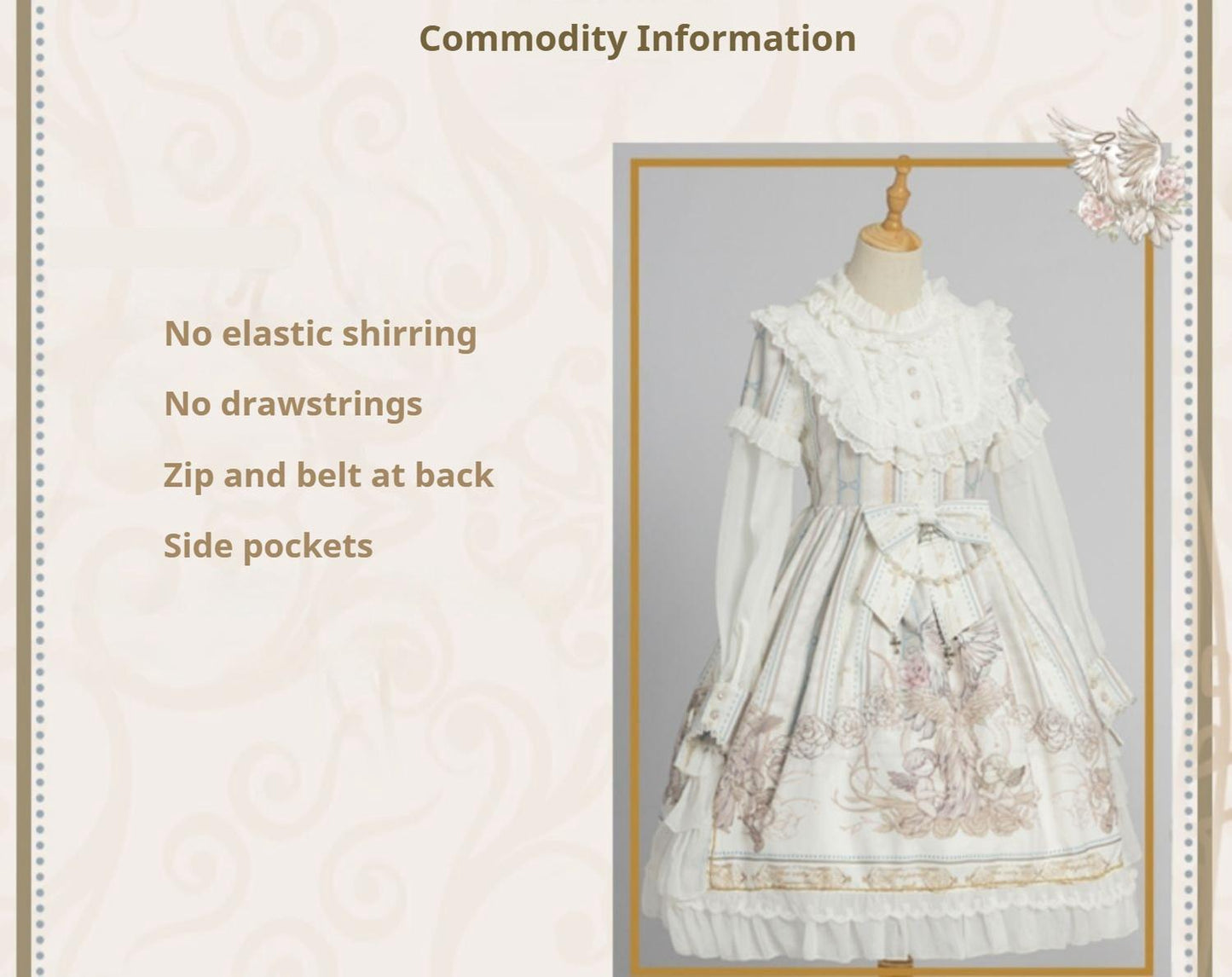 OCELOT~Classic Lolita OP Elegant Daily Lolita Dress