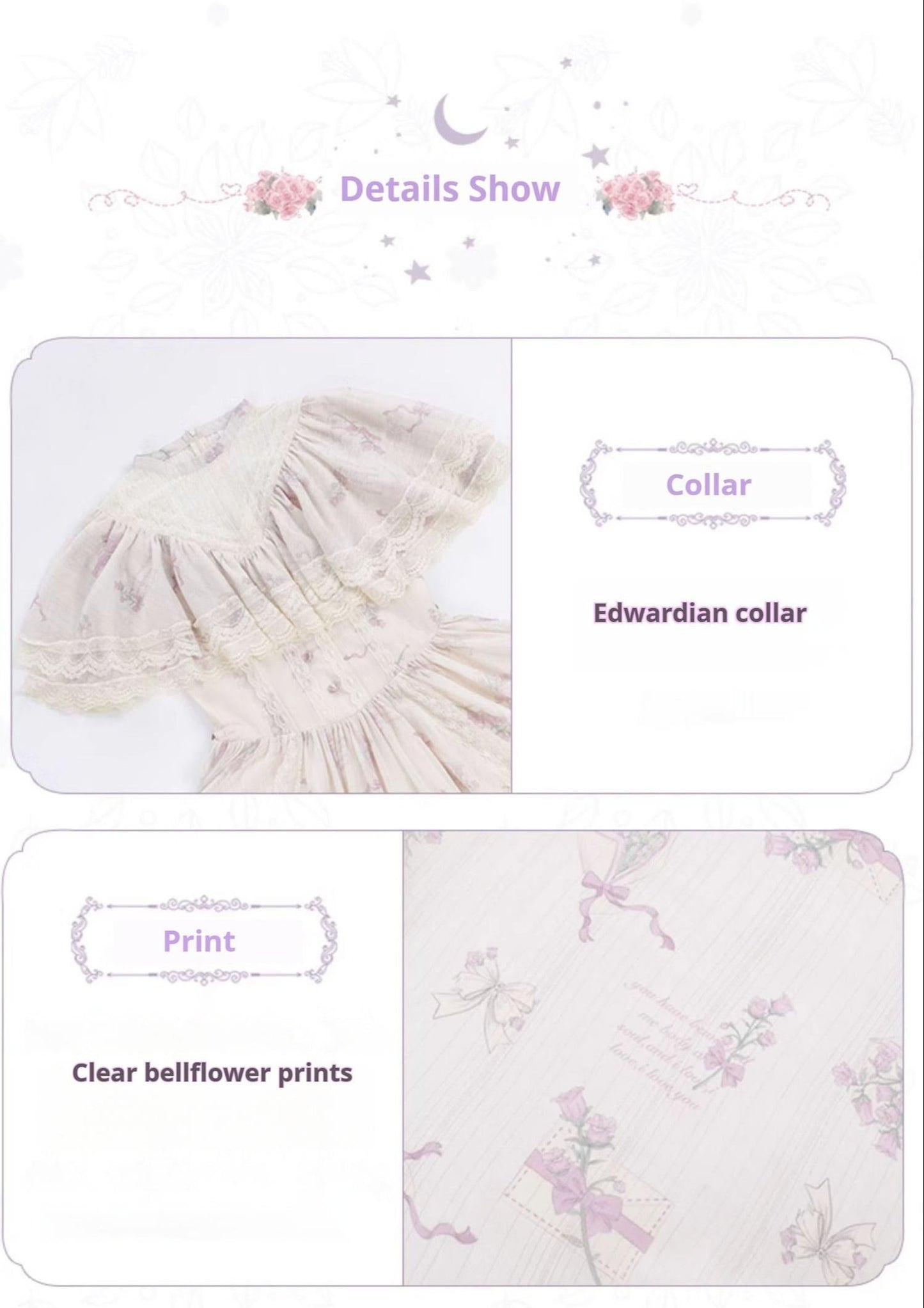 With PUJI~Nanke~Classic Lolita OP Dress Outfit with Edwardian Collar
