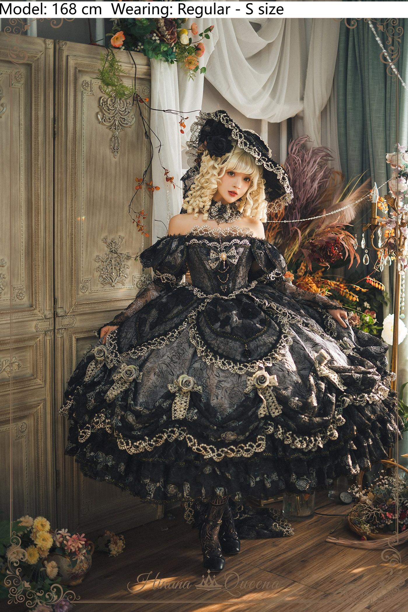 Hinana Queena~With Belle~Bridal Wedding Lolita OP Dress Available for Custom Size