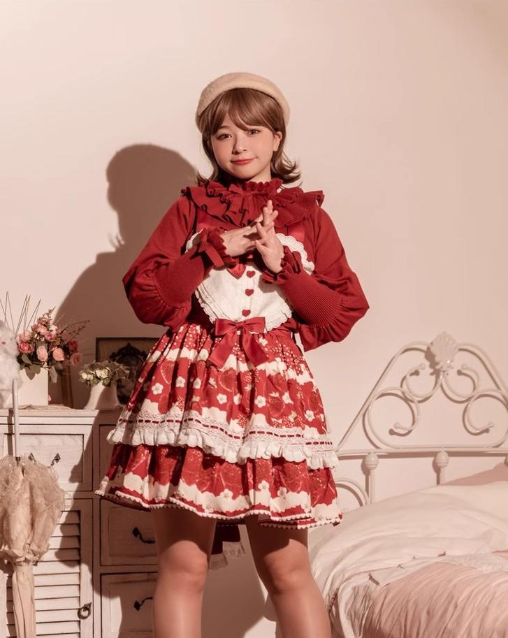 Miaoplus~Sweet Lolita Knit Sweater Long Sleeve Winter Lolita Top