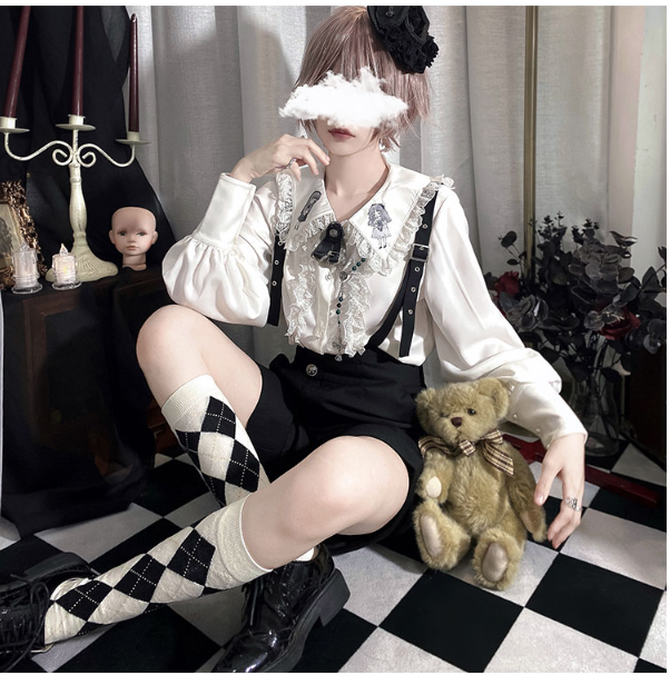 CastleToo~Corroding the Heart~Kodona Fashion Brolita Ouji Prince Shirt Suspenders