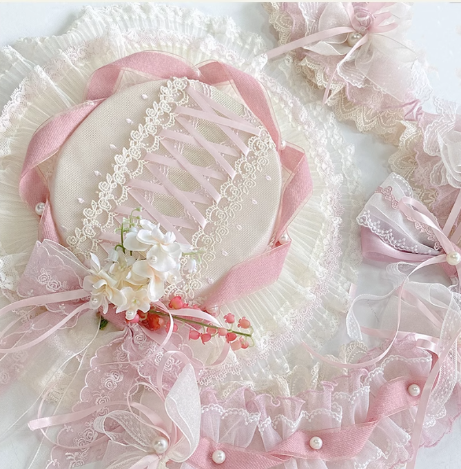 Mieye~Elegant Lolita JSK Flounce Hemline Multicolors
