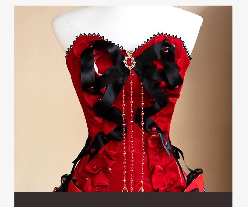 Signorina~Daydreamer~Gothic Lolita Shorts Set Lolita Fishbone Corset