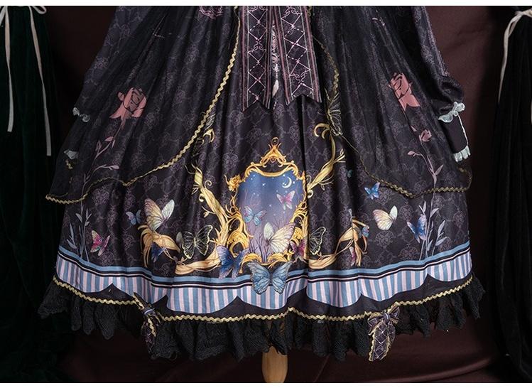 OCELOT~Classic Lolita OP Sailor Collar Elegant Lolita Dress
