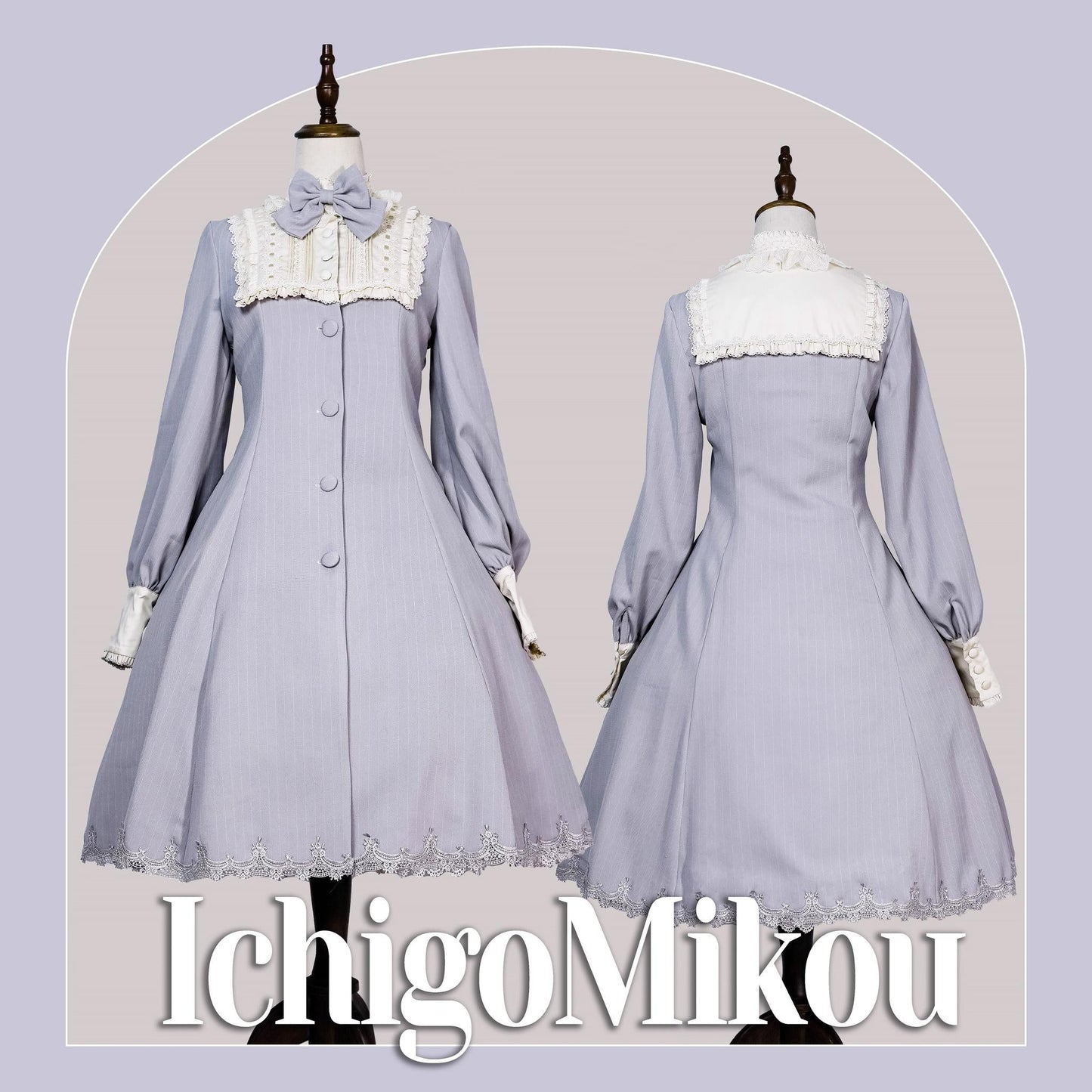Strawberry Witch~Daily Lolita Coat Sherlock Style Lolita Coat Striped OP