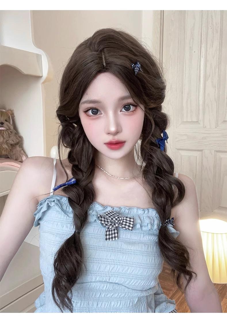 Alicegarden~Daily Lolita Wig Brown Wig With Long Wavy