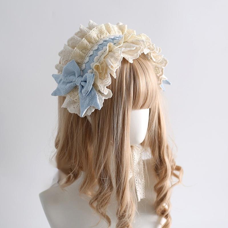 Xiaogui~Sweet Lolita Headband Lace Hairband Ballet Style