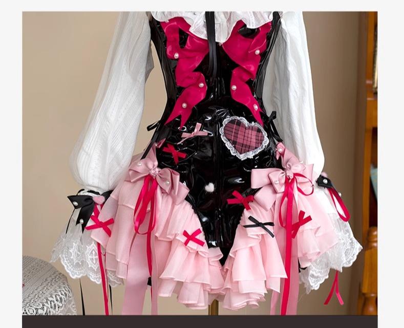 Signorina~Daydreamer~Gothic Lolita Shorts Set Lolita Fishbone Corset