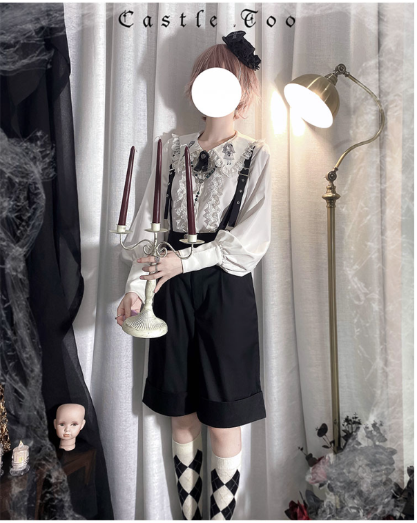CastleToo~Corroding the Heart~Kodona Fashion Brolita Ouji Prince Shirt Suspenders