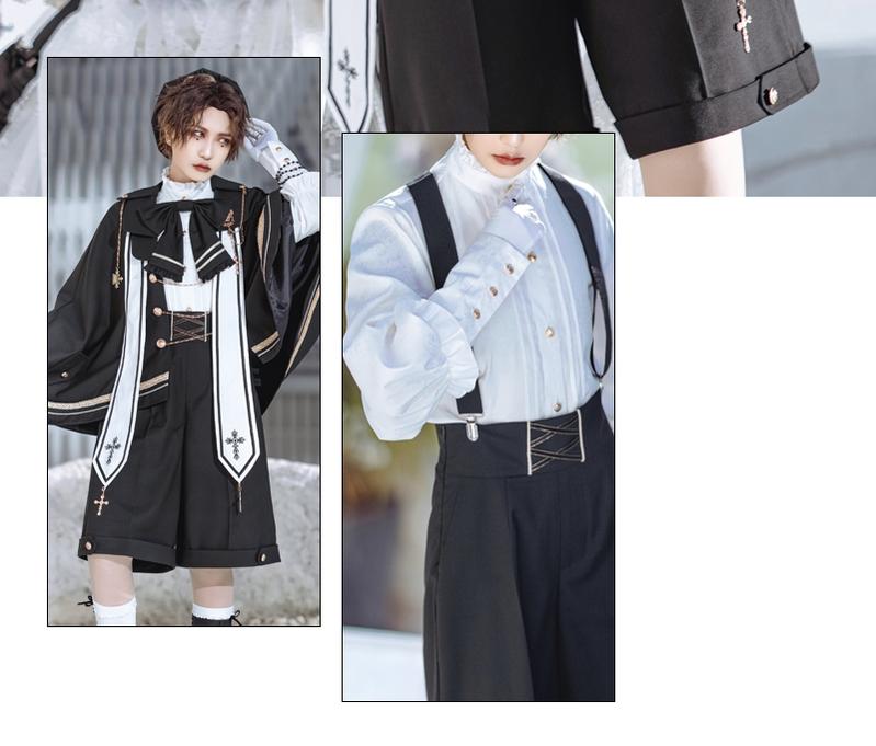 (BFM)Forest Fluorescent Carps~Choir~Ouji Lolita Shorts Set Prince outfit