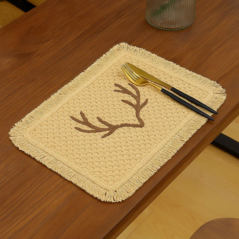 Fringe Cotton Placemat Set