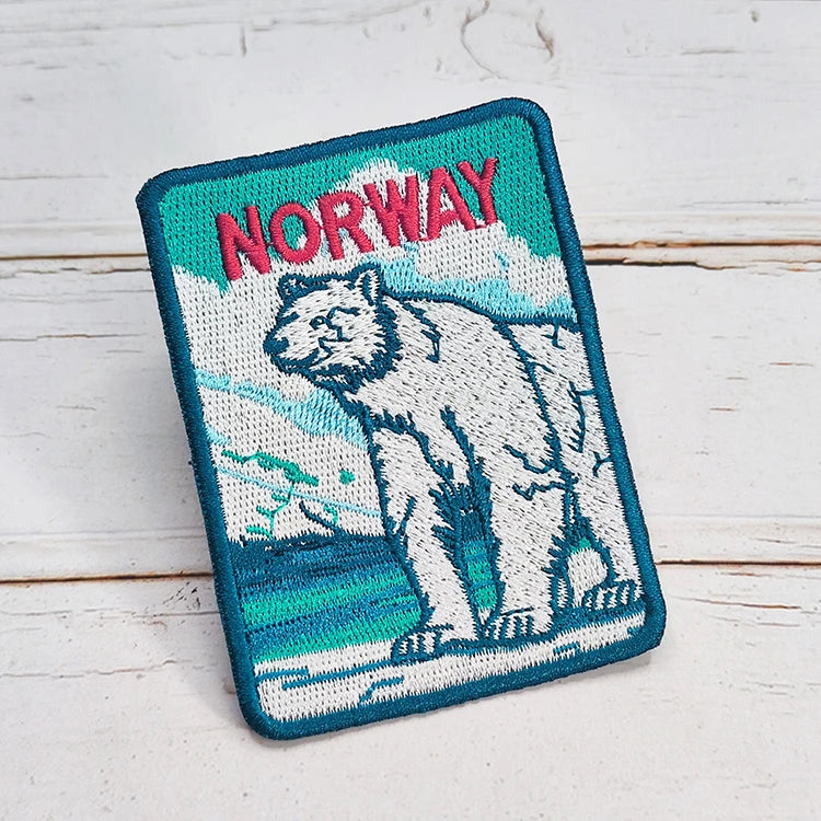 Custom Brand Logo Iron on Embroidered Patches