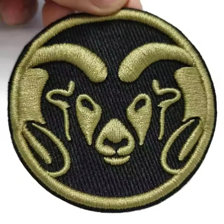 Customized Football Team Embroidered Woven Badges Patches