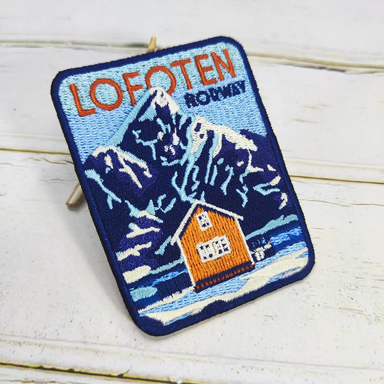 Custom Brand Logo Iron on Embroidered Patches