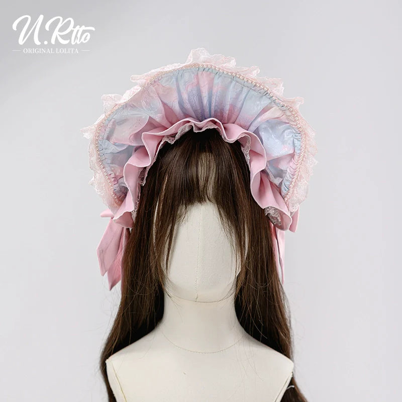 Urtto~Pegasus Park~Sweet Lolita JSK Dress Dual Color Princess Lolita Dress Set