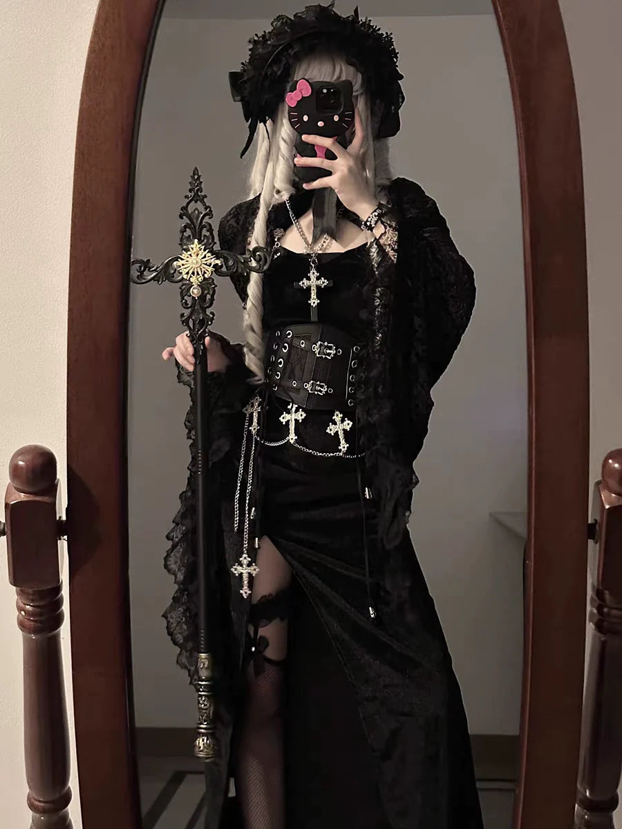 Honey Princess~Handmade Gothic Lolita BNT Halloween Lolita Hat