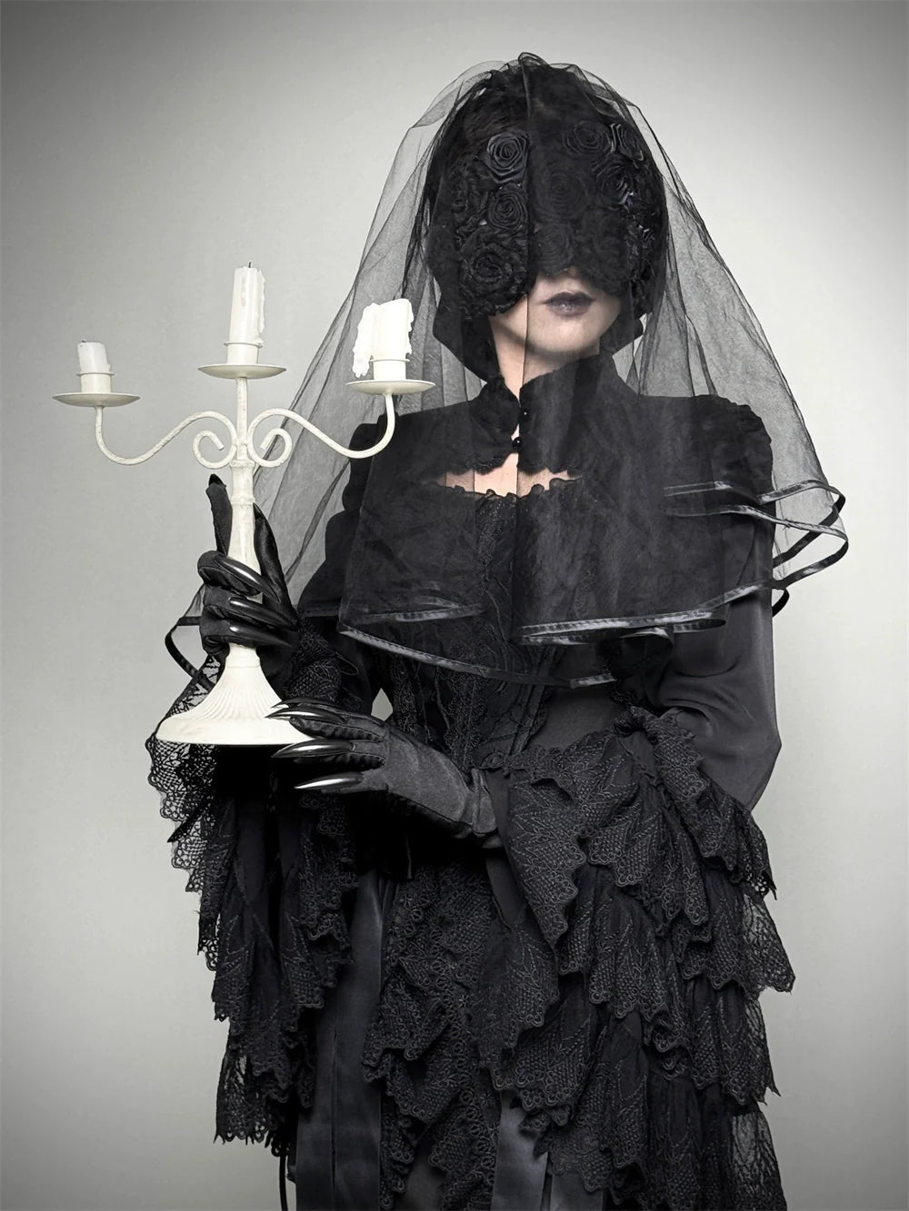 LeMiroir~Saint~Gothic Lolita Bolero Skirt Mermaid Dress Corset
