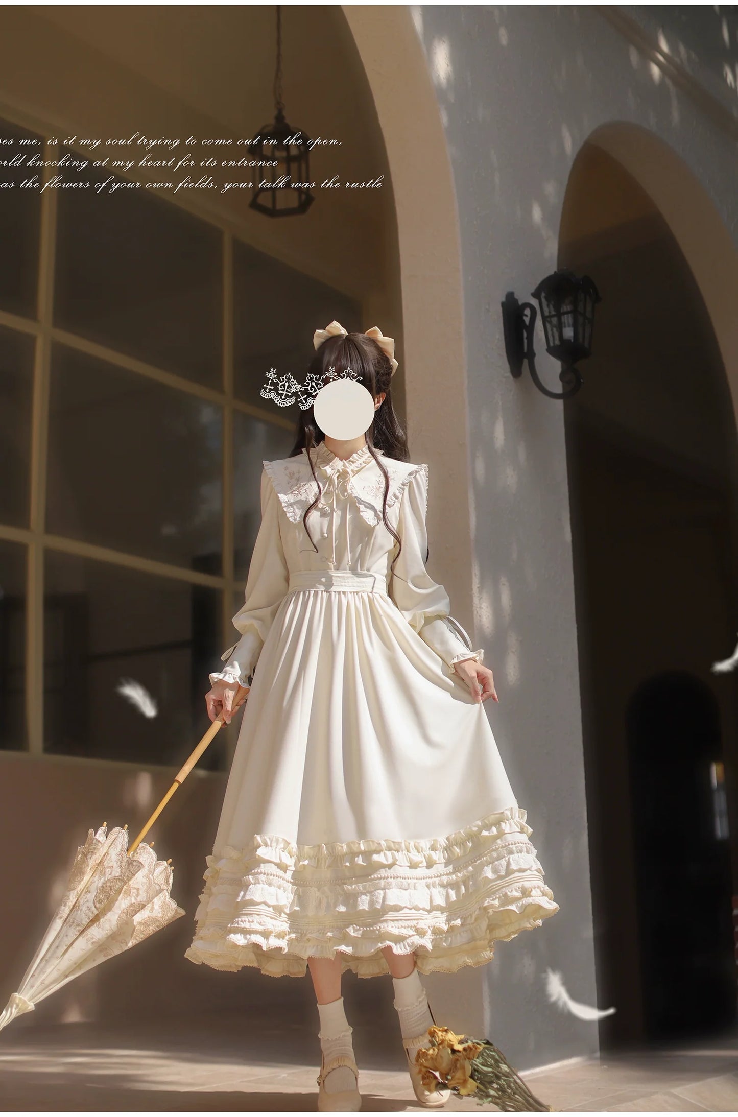 HuTaoMuJK~Wind Kiss Tulip~Classic Lolita OP Elegant Lolita Cardigan