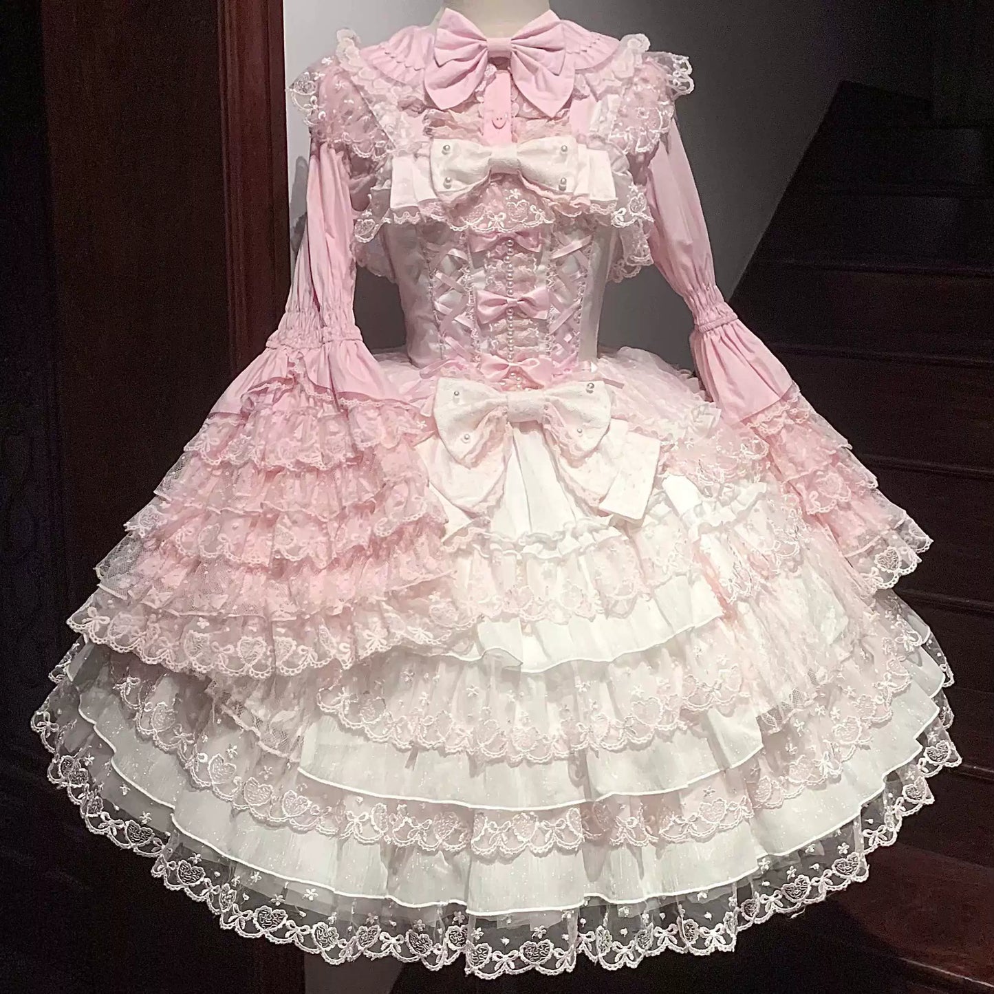 Sugar Girl~Love Overture~Sweet Lolita Blouse Princess Sleeves Lolita Shirt