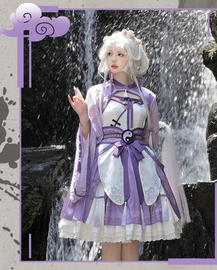 OCELOT~Qi Lolita JSK Suit Chinese Taoism Lolita Dress Set