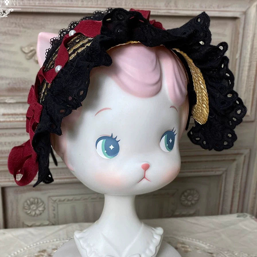 Miss Point~Sweet Lolita Accessories KC Hair Clip Brooch Waistband Cuffs