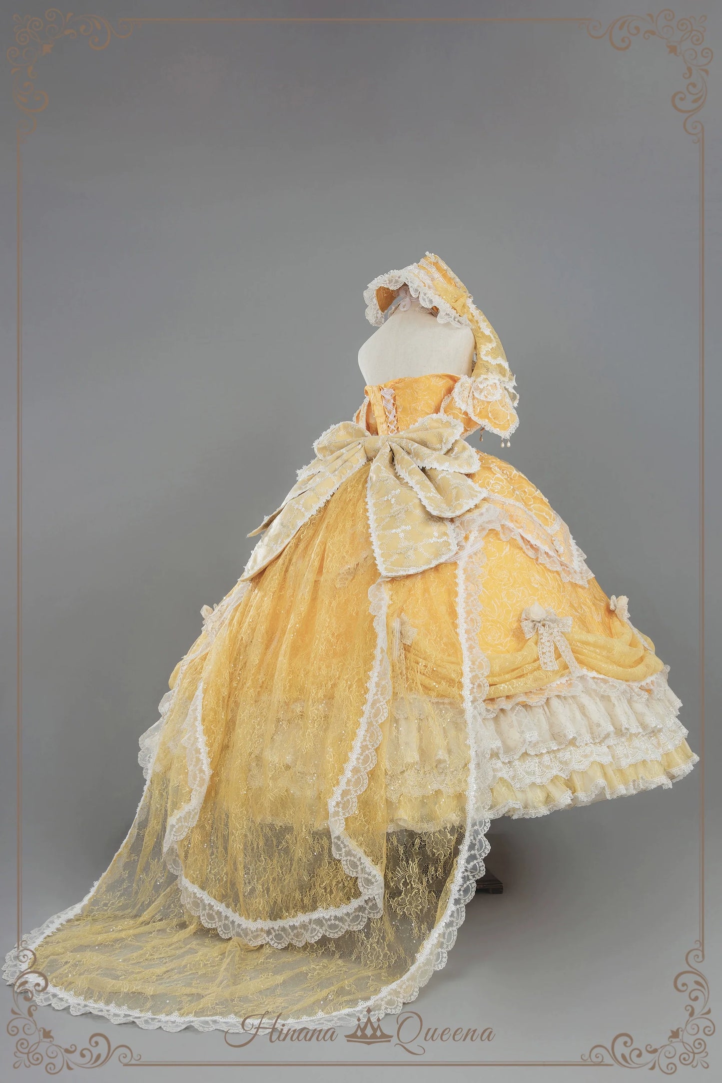 Hinana Queena~With Belle~Bridal Wedding Lolita OP Dress Available for Custom Size
