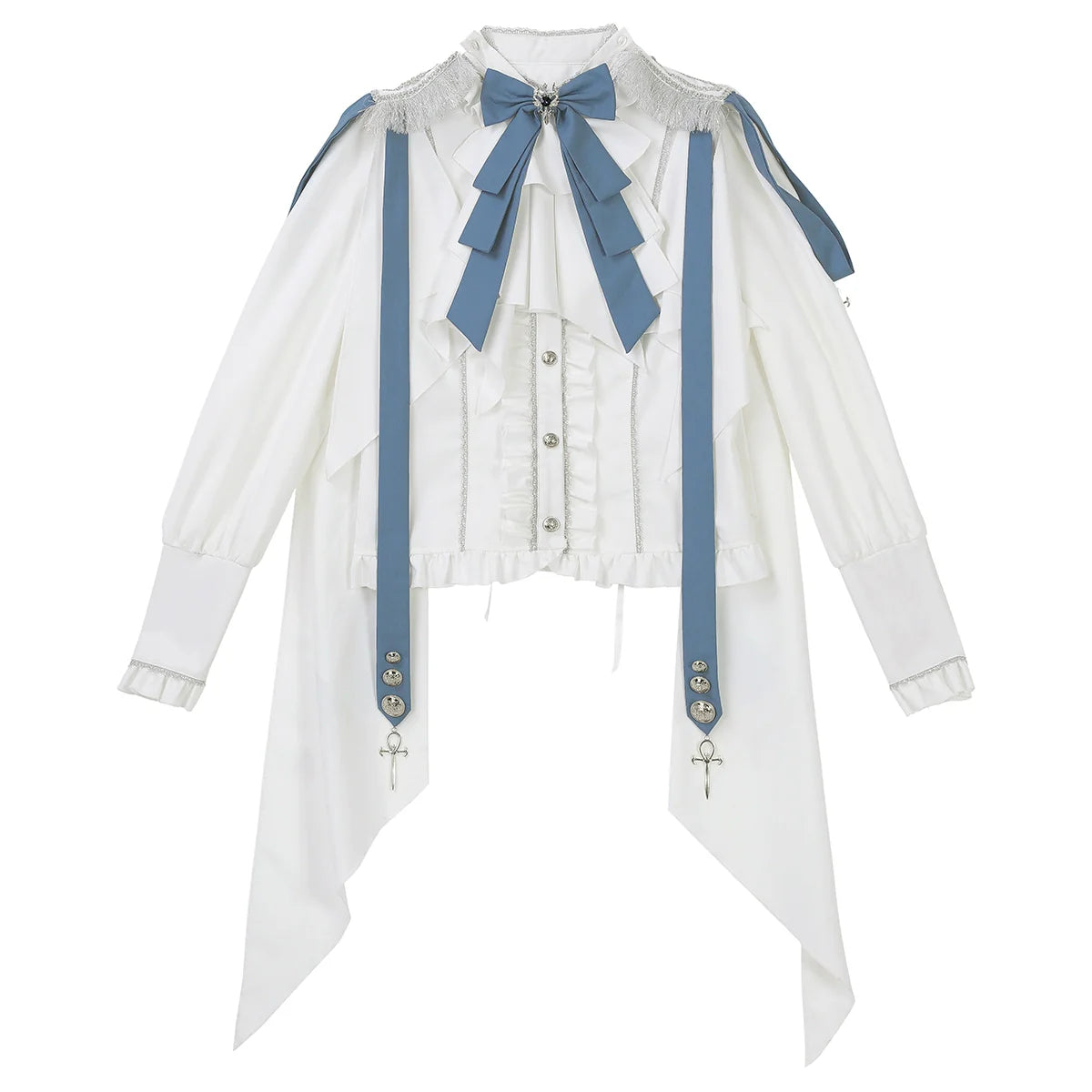 Designer's Gift~Luminous Cavalier~Military Lolita Skirt Set Long-Sleeved Shirt