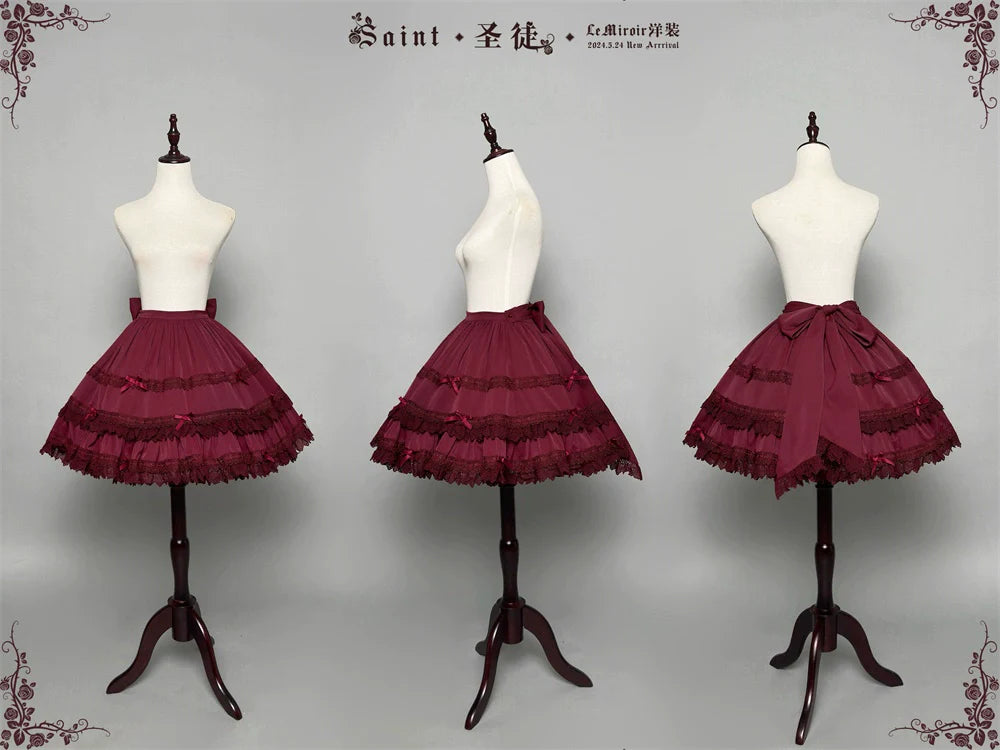 LeMiroir~Saint~Gothic Lolita Bolero Skirt Mermaid Dress Corset
