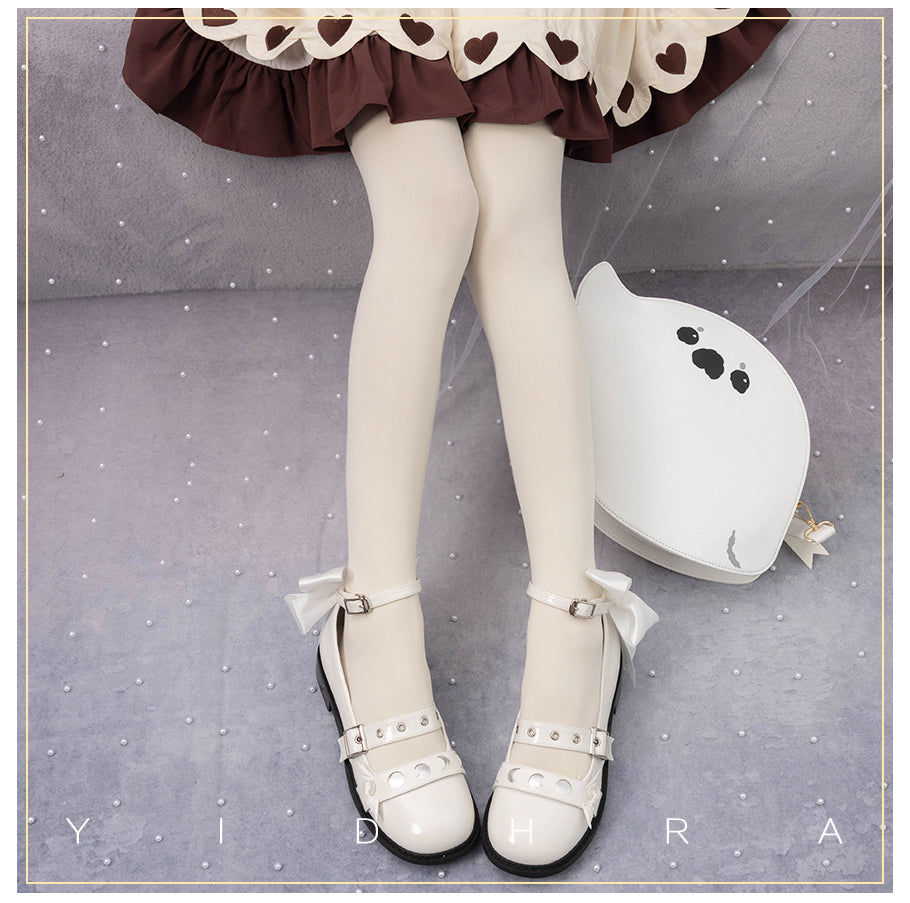 Yidhra~120D Daily Lolita Solid Color Velvet Spring Leggings