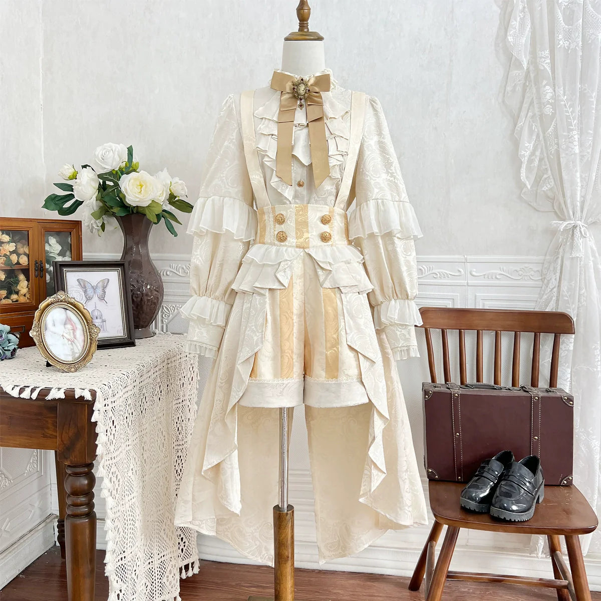 Designer's Gift~Ouji Lolita Shirt Suit Prince Lolita Shorts