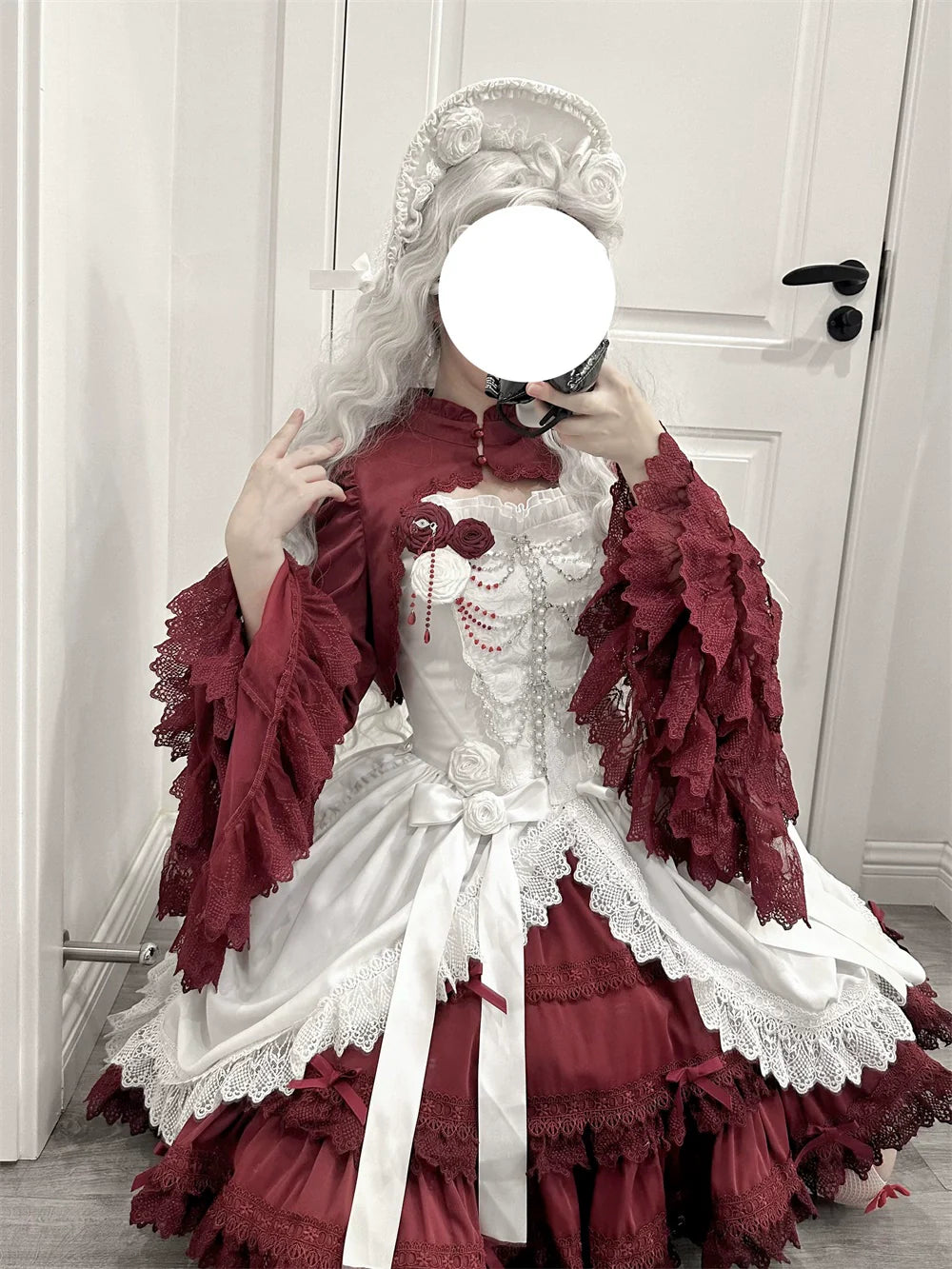 LeMiroir~Saint~Gothic Lolita Bolero Skirt Mermaid Dress Corset