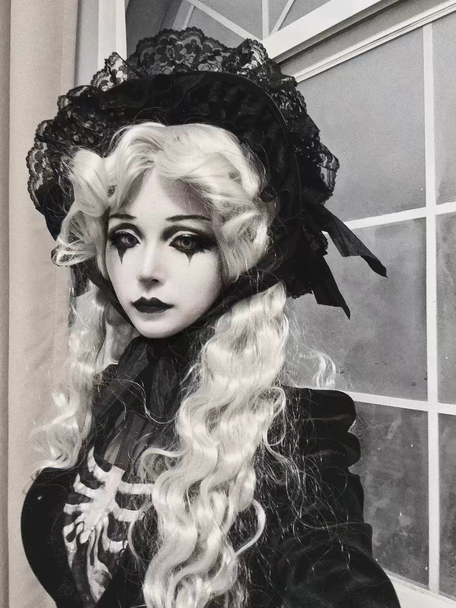Honey Princess~Handmade Gothic Lolita BNT Halloween Lolita Hat