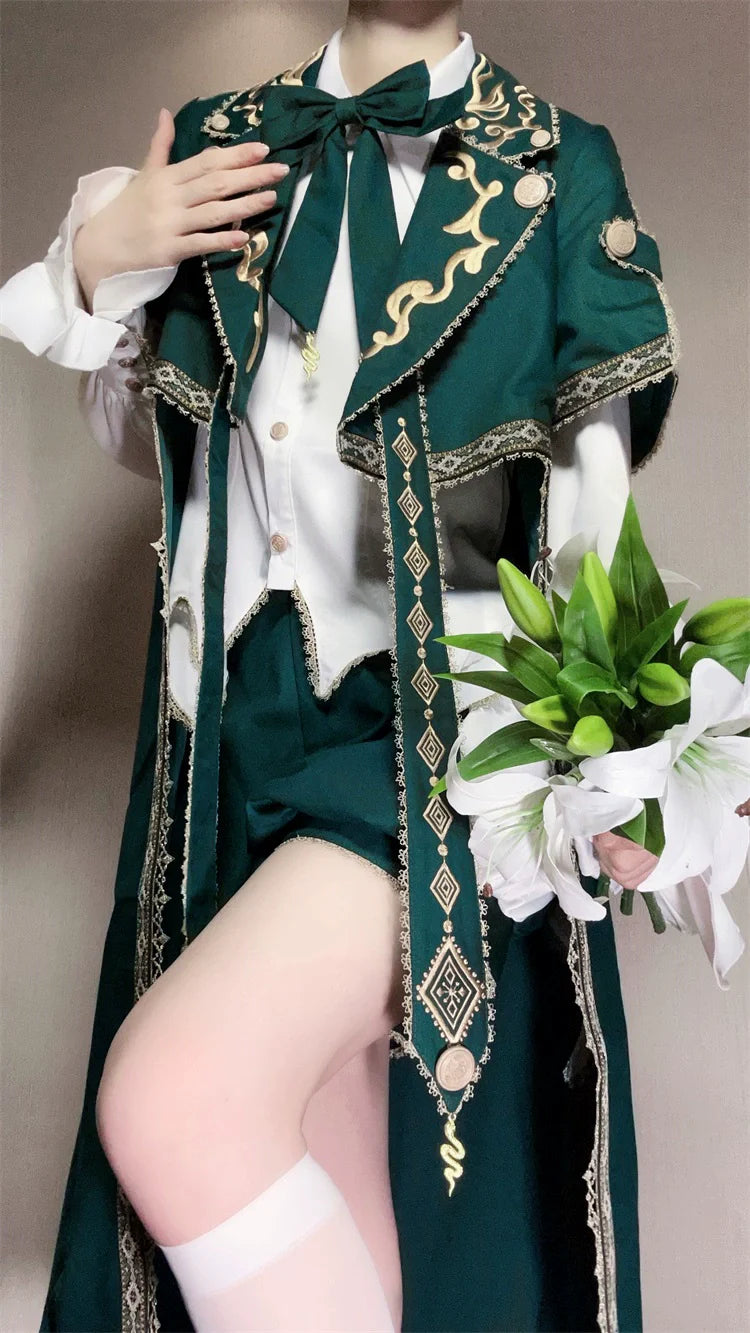 Letters from Unknown Star~Divine Envoy~Ouji Lolita Shorts Suit Military Lolita Coat and Shirt