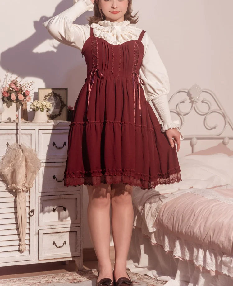 Miaoplus~Sweet Lolita Knit Sweater Long Sleeve Winter Lolita Top